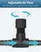 Pawfly Aquarium Air Control Valves for 316 ID Airline Tubing Single Way Plastic Air Flow Controllers Regulators Adjustable Black Hose Connectors Air Pump Accessories for Fish Tanks 10 Pack