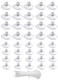 Pitertul Aquarium Suction Cups20Pcs 25mm098inch 20Pcs 35mm137inch Fish Tank Suction Cups with Adjustable Cable Ties for Aquarium Fish Tank Plants Planter Binding Moss Shrimp Nest