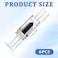 Psyqtsuary 12 Pcs Check Valve Aquarium Air Pump Accessories 6 Check Valves6 T Shaped Air Valves NonReturn Control Valve for 316 Aquarium Tubing Black