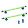 Quickun Aquarium Air Stone Bubble Wall Tube Oxygen Diffuser Bar Decor Accessory for Fish Tank 10 Inch Length2PCS