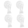SLSON Fishes Veggie Seaweed Plant Suction Cup Clip Feeding Tool Feed Holder Aquarium Accessories for Fish Tank Fish Feeder Clips 4Pack Transparent