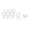 uxcell Aquarium Fish Tank Tube Heater Clip Holder Suction Cup 8Pcs Clear