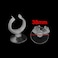 uxcell Aquarium Fish Tank Tube Heater Clip Holder Suction Cup 8Pcs Clear