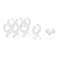 uxcell Aquarium Fish Tank Tube Heater Clip Holder Suction Cup 8Pcs Clear