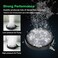 VIVOSUN Air Stone Disc 4 x 4 Inch with Shell and Sucker for Aquarium Fish Tank and Hydroponics Air Pump