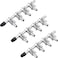 WHYHKJ 3PCS Aquarium Diverter Stainless Steel TShape 4Way Fish Tank 4Way Air Flow Control Valve for Fish Tank Aquaculture Oxygen Enhancement Pump Accessories Control Lever Valve