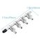 WHYHKJ 3PCS Aquarium Diverter Stainless Steel TShape 4Way Fish Tank 4Way Air Flow Control Valve for Fish Tank Aquaculture Oxygen Enhancement Pump Accessories Control Lever Valve