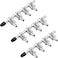 WHYHKJ 3PCS Aquarium Diverter Stainless Steel TShape 4Way Fish Tank 4Way Air Flow Control Valve for Fish Tank Aquaculture Oxygen Enhancement Pump Accessories Control Lever Valve