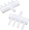 Xiaoyztan 5 Pcs Aquarium 4Way Air Line Plastic Splitter Air Pump Tubing Connector for Air Flow Diffusion