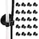 XMHBG 20 Pack Aquarium Suction Cup Clips Fish Tank Tube Holder for Oxygen Hoses Air Pumps Power CordsSecure Wire Organizer with Strong Suction Clear Plastic