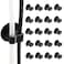XMHBG 20 Pack Aquarium Suction Cup Clips Fish Tank Tube Holder for Oxygen Hoses Air Pumps Power CordsSecure Wire Organizer with Strong Suction Clear Plastic