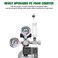 ZRDR Co2 Bubble Counter with Check Valve for Threaded Connection of Co2 Generator Regulator Planting Aquarium