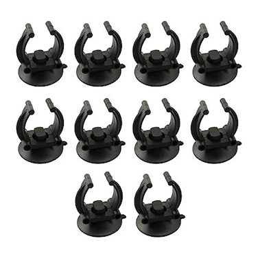ZRM&E ZRME 10pcs Fish Tank Heating Rod Sucker Fixing Clip 35mm Aquarium Heater Suction Cups Suckers Clips Diving Lamp Suction Cup Silica Gel Sucker for Fish Tank