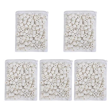 Aquafa 10 lb Aquarium Fitler Media Ceramic Rings Bio Ceramic Filter Media for Pond Fish Tank Canister Filter