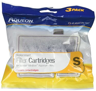 Aqueon Aquarium Fish Tank Replacement Filter Cartridges Small 3 pack