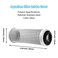Bivethoi Stainless Steel Aquarium Filter Intake Cover 12mm Shrimp Filter Guard Metal Fish Tank Filter Intake Strainer Mesh Tube Filter Net Cover Aquarium Inlet Filter Screen for Fish Tank