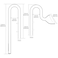 FZONE 17mm Aquarium Glass Lily Pipe Kit with Inflow Outflow and Brush for 58 ID 1622mm Tubing