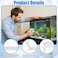 Gtziqa 15 Pcs Aquarium Filter Media Bags Fine Mesh Filter Bags with Plastic Zipper Reusable Polyester Net Bag for Activated Carbon Bio Balls Ceramic Rings Fresh Saltwater Tanks 24 x 4