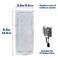 LAQUAL Replacement Fish Tank Filter Cartridges Suitable Aquarium Filter 10 Gal 3 Pack White