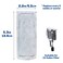 LAQUAL Replacement Fish Tank Filter Cartridges Suitable Aquarium Filter 10 Gal 3 Pack White