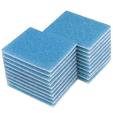 LTWHOME Replacement Poly Foam Pad Fit for Fluval C2 Fluval C ClipOn Filter Foam Pack of 20