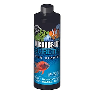 MICROBE-LIFT MICROBELIFT Gel Filter Cartridge Inoculant for Saltwater and Freshwater Aquariums 8 Fl Oz