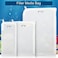 Segarty Aquarium Filter Bags High Flow 10 Pack 015mm Mesh Bag 77 x 6 Inch Reusable White Nylon Media Net Bags with Plastic Zipper for Bio Balls Ceramic Rings Activated Carbon Charcoal Fish Tank