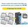 TARARIUM Aquarium Turtle Tank Filter 5pcs Low Water Level Power Filter Replacement Sponge Clip for IX90 Filter