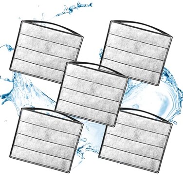 TARARIUM Turtle Tank Filters Material 5PCS Low Water Level Filters Replacement Aquarium Filters for IX120 Filter IX120 UV