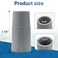 Trdzi Aquarium Rubber Adapter Ribbed Hosing for Fluval 304305306307404405406407 2 Pack