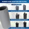 Trdzi Aquarium Rubber Adapter Ribbed Hosing for Fluval 304305306307404405406407 2 Pack