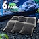 xcivi 6PCS Carbon Filter Media for Aquariums Premium Activated Carbon Aquarium Filter Media Media Filter Bags Activated Carbon Charcoal Aquarium Fish Tank Canister Filter