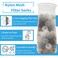 Conie ZCONIEY Filter Socks 180 Micron 4 Inch Opening x 14 Inch Long Aquarium Nylon Filter Bags Felt Filter 3Pack