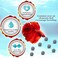 JOR Betta Balls Water Conditioner Gray Beads for Crystal Clear Water Vibrant Energetic Fish Stabilizes pH Aquarium Tank Decor 20 pcs
