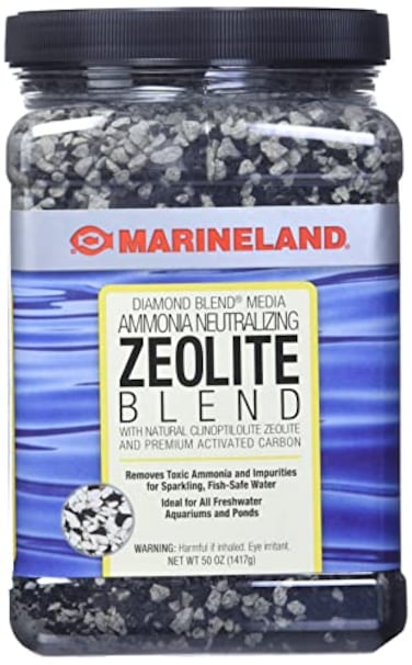 MarineLand Marineland Diamond Blend 50 Ounces AmmoniaNeutralizing Zeolite And Carbon Aquarium Filter Media