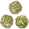 SunGrow Assorted Rabbit Cat Chew Balls Teething Activity Toy for Pocket Pets Improves Dental Health Environment Friendly Stress Reliever Barley Grass Ball 3 Pcs