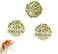 SunGrow Assorted Rabbit Cat Chew Balls Teething Activity Toy for Pocket Pets Improves Dental Health Environment Friendly Stress Reliever Barley Grass Ball 3 Pcs