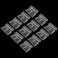 Cionyce 12 Pack Aquarium Lid Clips DIY Aquarium Lid Holder Clear Acrylic Fish Tank Support 10MM Aquarium Glass Holder10MM