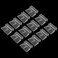 Cionyce 12 Pack Aquarium Lid Clips DIY Aquarium Lid Holder Clear Acrylic Fish Tank Support 10MM Aquarium Glass Holder10MM