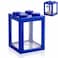 Yobiisolut Mini Sea Monkey Tank Small Shrimp Tank Stackable Mini Aquariums for Fairy Shrimp Eggs Moss Balls 025 Gallon Temporary Betta Fish Tank Ant Feeding Case Mini Reptile Tank