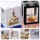 Yobiisolut Mini Sea Monkey Tank Small Shrimp Tank Stackable Mini Aquariums for Fairy Shrimp Eggs Moss Balls 025 Gallon Temporary Betta Fish Tank Ant Feeding Case Mini Reptile Tank