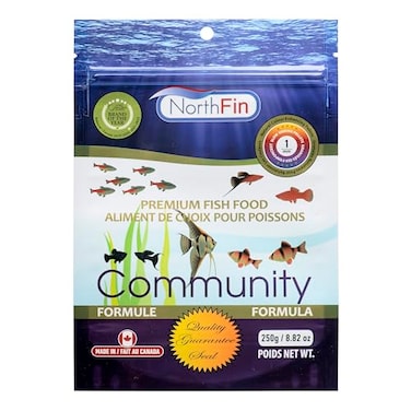 Northfin Fish Food Community Formula Slow Sinking Pellets 1mm 250g