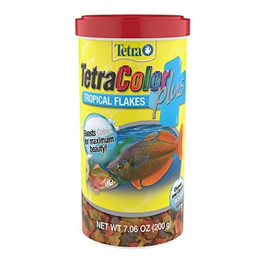 Tetra ColorPlus Fish Food Flakes Tropical Flakes With Natural Color Enhancers 706 Ounce