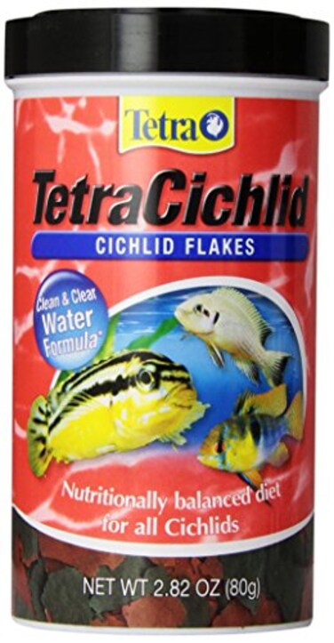 Tetra Cichlid Cichlid Flakes 282 oz Fish Food Clear Water Advanced Form
