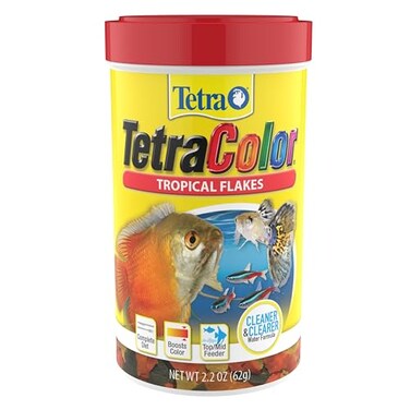 Tetra Color Tropical Flakes Color Boosting Fish Food Nutritionally Balanced Diet for Tropical Fish 22 oz