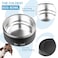 StarSpeed Stainless Steel Dog Bowl Large Dog Water Bowl with Rubber Bottom Drop Resistant Keeps Cold Holds 8 Cups 64oz Black