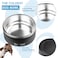 StarSpeed Stainless Steel Dog Bowl Large Dog Water Bowl with Rubber Bottom Drop Resistant Keeps Cold Holds 8 Cups 64oz Black