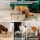 LIPPUP Wireless Cat Water Fountain Stainless Steel 108oz32L 5200mAh Battery 50Day Autonomy Motion Sensor Ultra Quiet BPAFree MultiFiltration Black