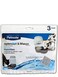 Petmate Replendish Charcoal Replacement Filters Control Chlorine and Odor 3 count