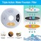 SAMANIJA 6Pack Filters Compatible with Catit Flower Fountains Cat Water Fountain Filter Replacement